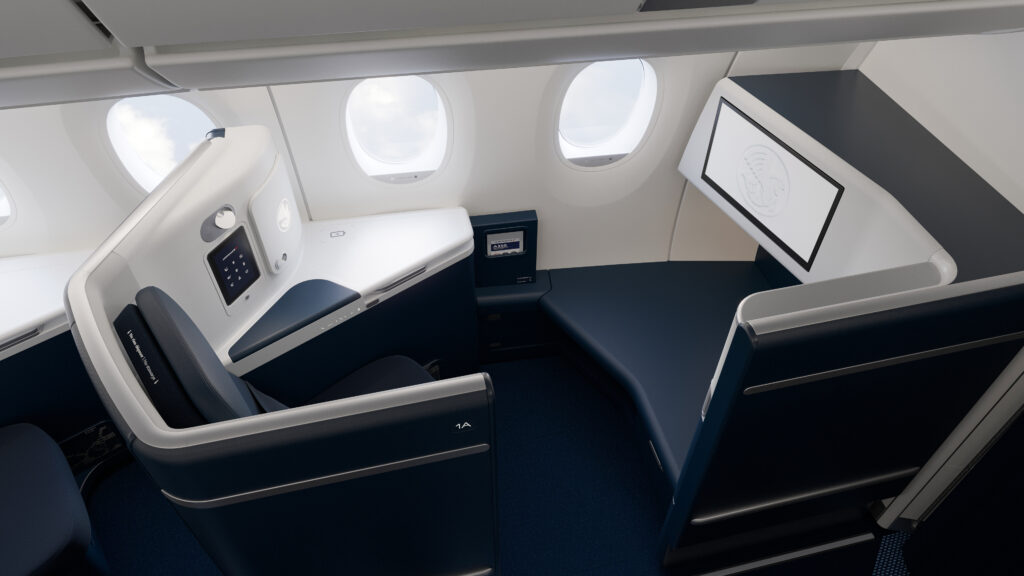 Poltrona da nova Business Class da Air France