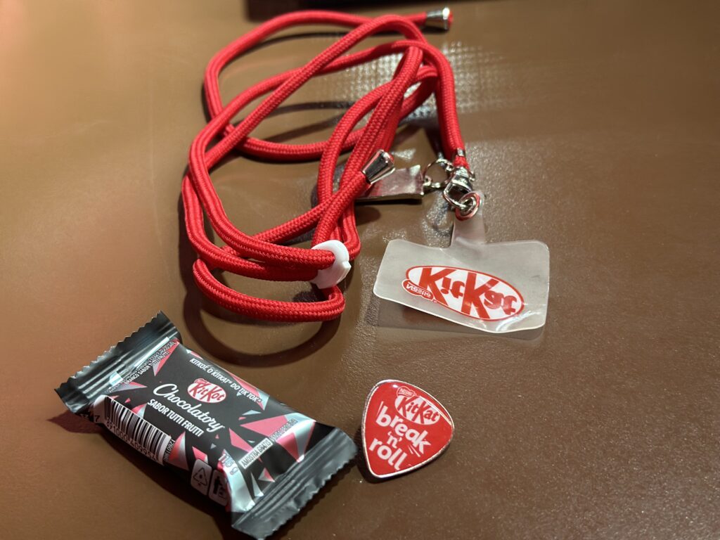 Brinde do Kit Kat no Rock in Rio