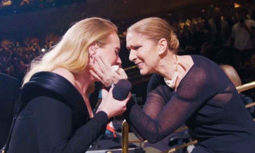 Encontro de Adele e Celine Dion em Vegas