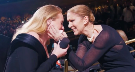 Encontro de Adele e Celine Dion em Vegas